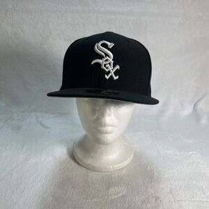 7 3/8 Chicago White Sox CHW MLB Authentic New Era 59FIFTY Fitted Cap Hat